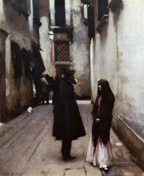 ベネチアン・ストリート ジョン・シンガー・サージェント Oil Paintings